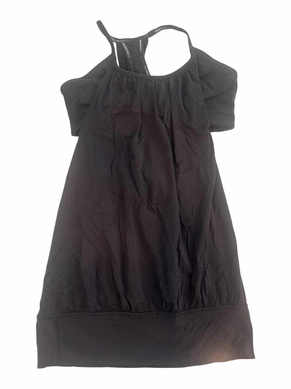 lululemon athletica Black Cold-Shoulder Tank Top - Picture 1 of 3